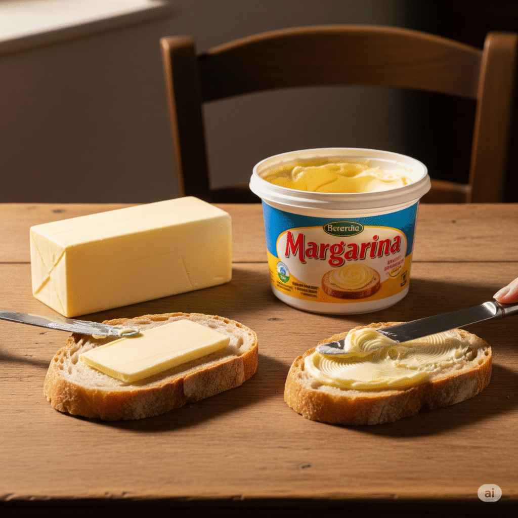 Manteiga ou Margarina: Qual é Mais Saudável? - Bem vindo ao Saberes da ...